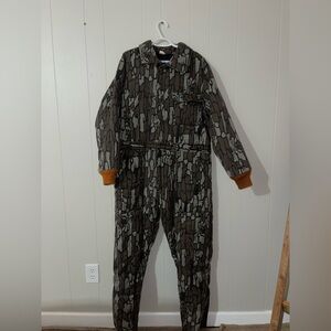 Vintage Red Head Trebark Camo Coveralls